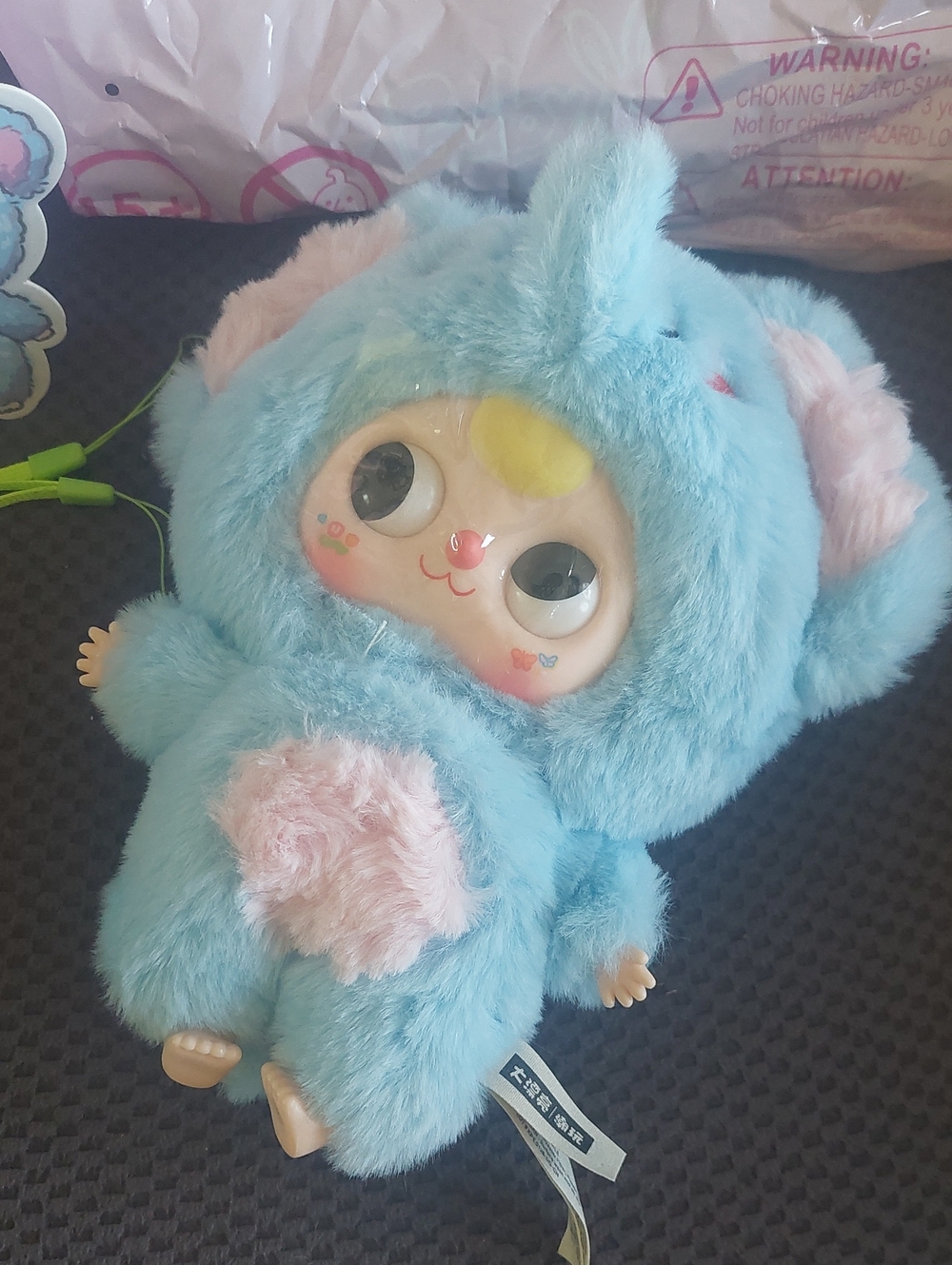 Baby Three Big Cute Plush Pendant Elephant